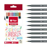 set 10 lápices brush pen filgo colores pasteles / vivos