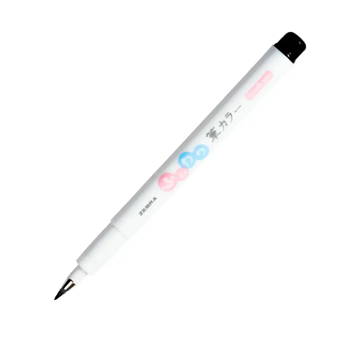 brush pen zebra funwari - Negro