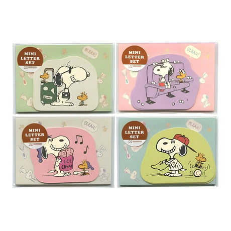 set carta mini snoopy