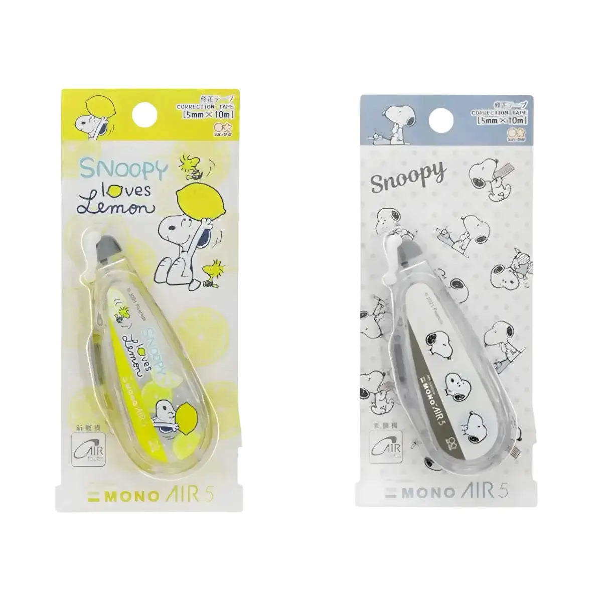 cinta correctora tombow mono air snoopy