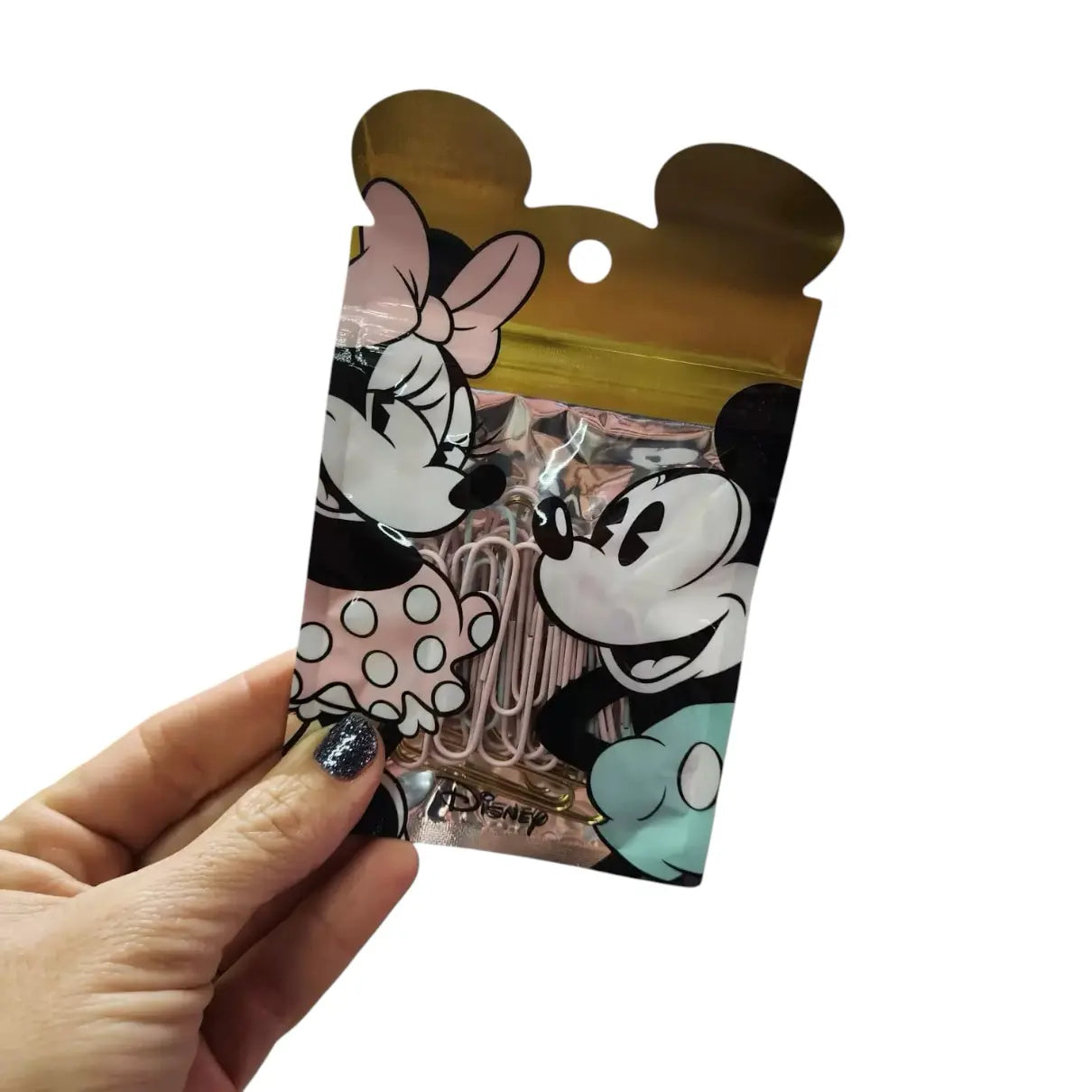 set 25 clips de disney mickey & minnie 50 mm