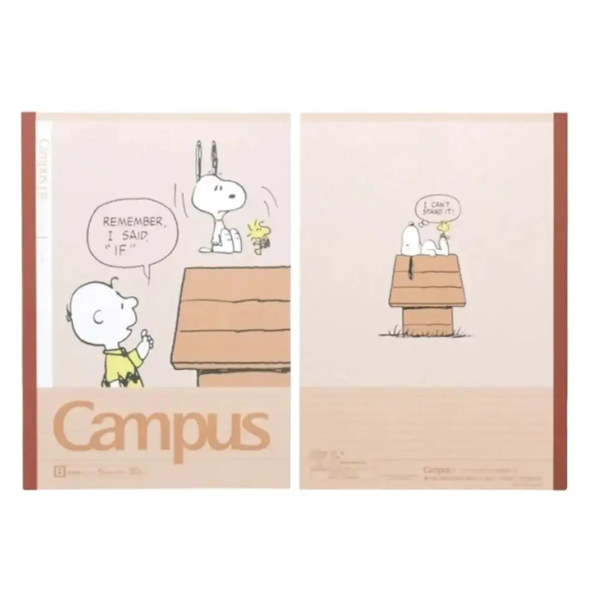 pack 5 cuadernos campus snoopy hobbies