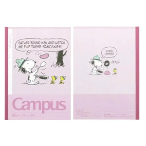 pack 5 cuadernos campus snoopy hobbies