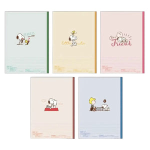 pack 5 cuadernos campus snoopy cartas