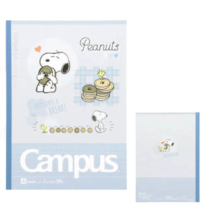 pack 5 cuadernos campus snoopy donuts