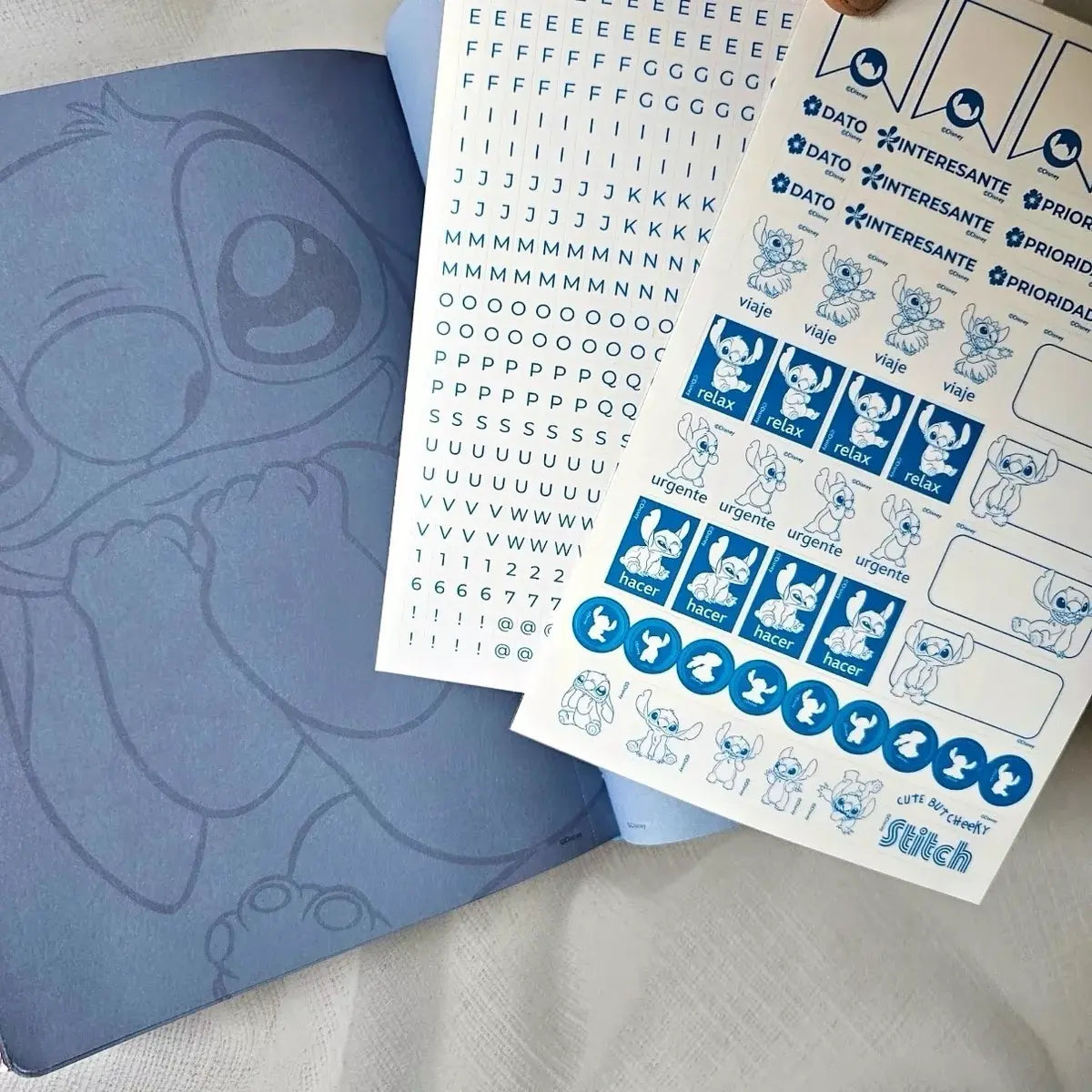 libreta a5 tapa dura stitch disney