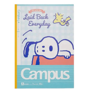 pack 5 cuadernos campus snoopy frases