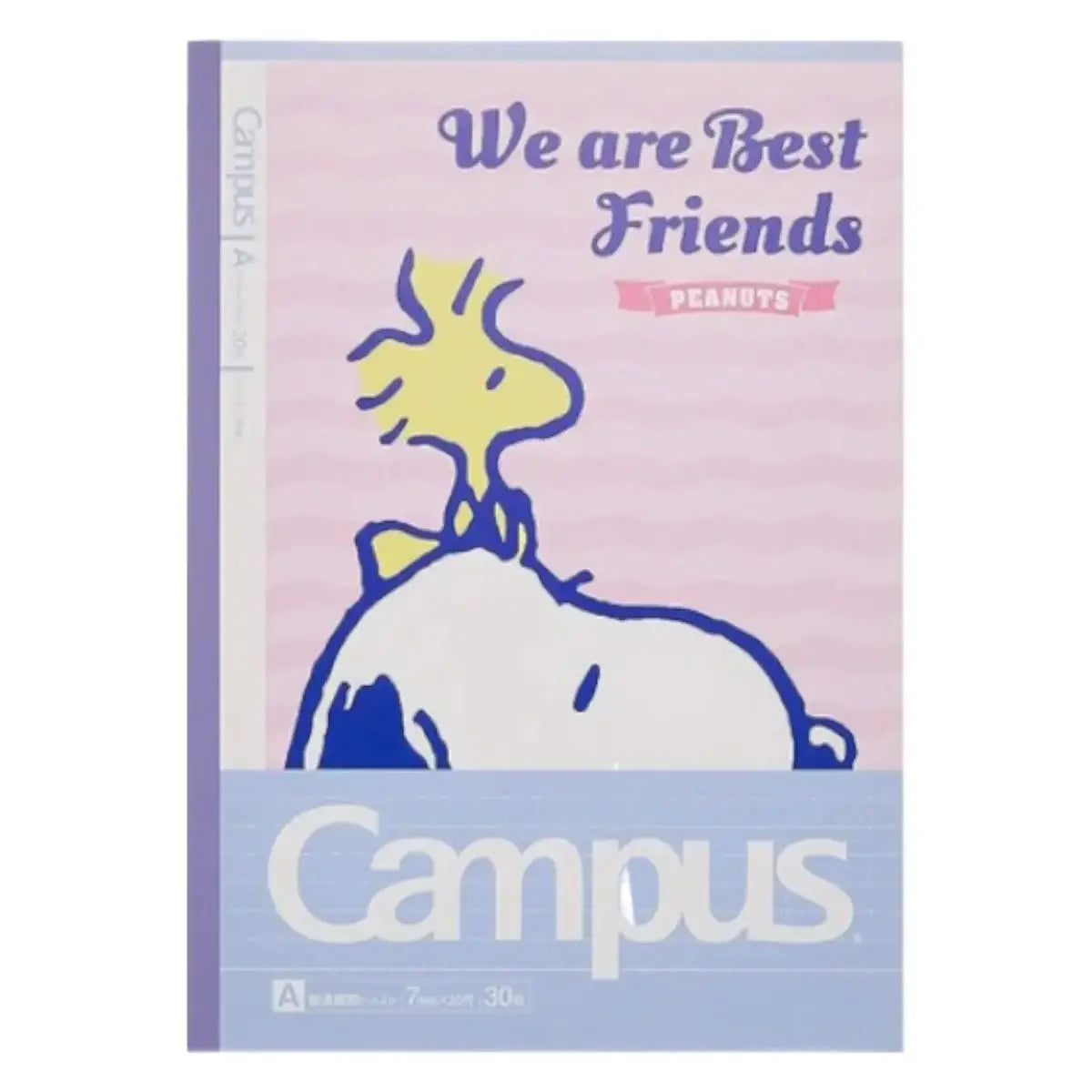 pack 5 cuadernos campus snoopy frases