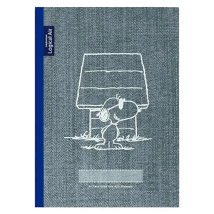 pack 5 cuadernos logical snoopy dark