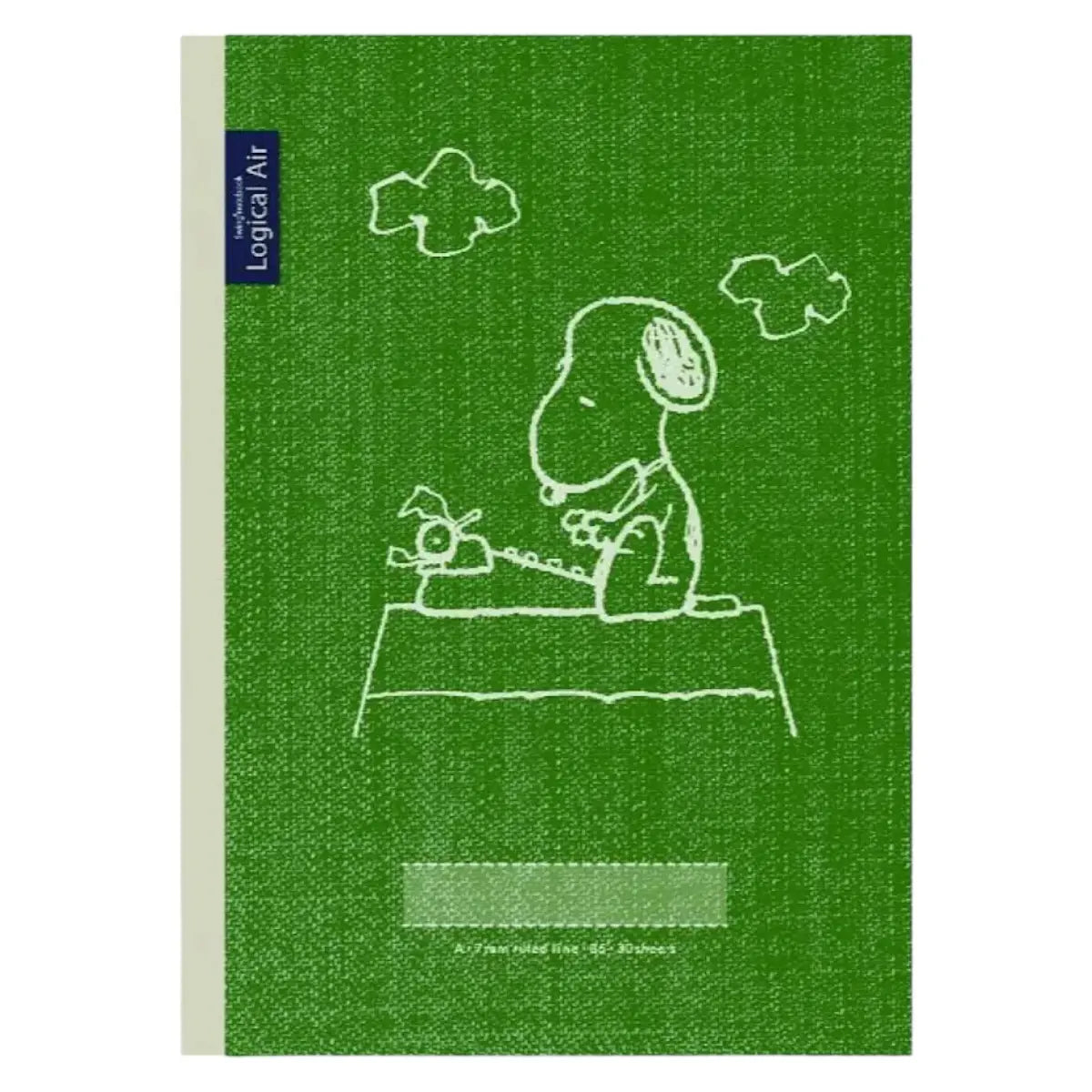 pack 5 cuadernos logical snoopy dark