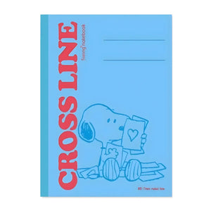 pack 5 cuadernos crossline snoopy