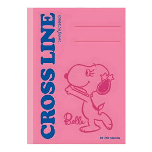 pack 5 cuadernos crossline snoopy