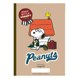 pack 5 cuadernos logical snoopy prep style