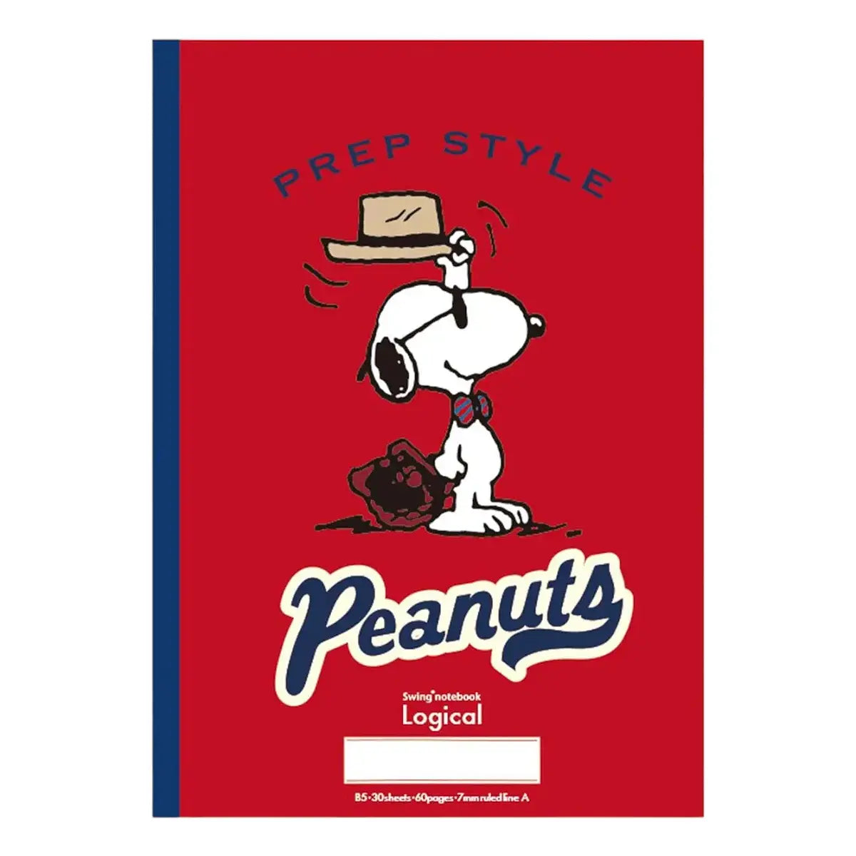 pack 5 cuadernos logical snoopy prep style