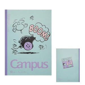 pack 5 cuadernos campus snoopy palabras