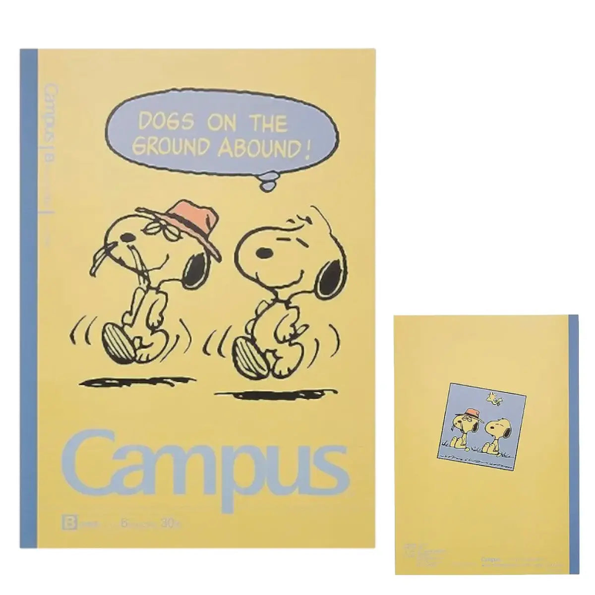 pack 5 cuadernos campus snoopy palabras