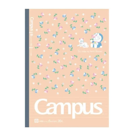pack 5 cuadernos campus doraemon flower series 6mm B Line