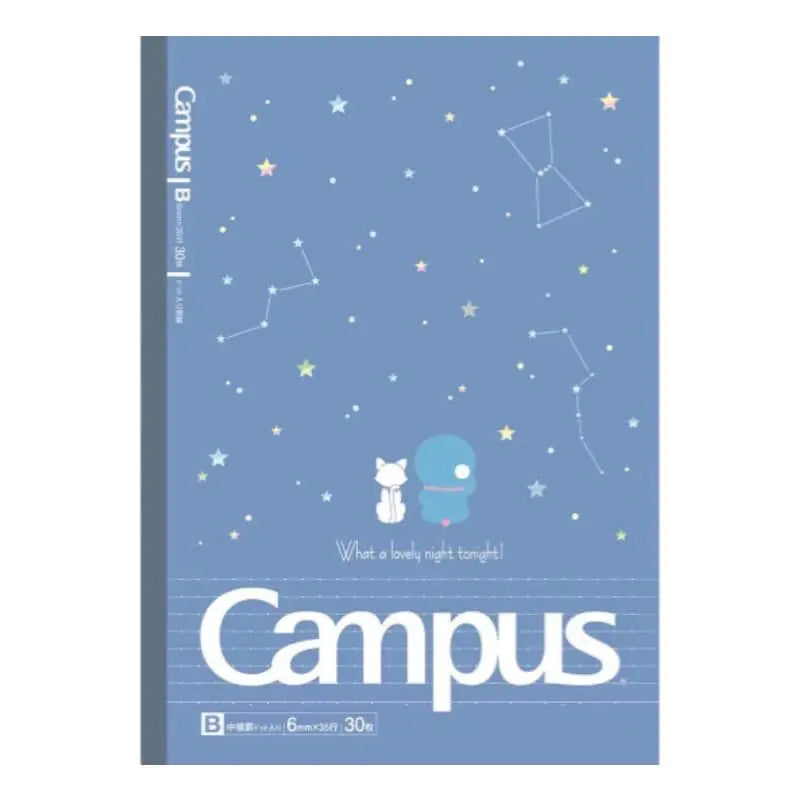 pack 5 cuadernos campus doraemon flower series 6mm B Line