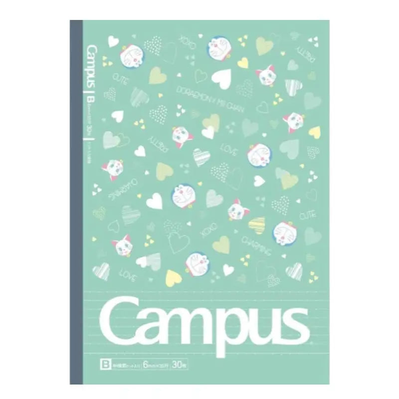 pack 5 cuadernos campus doraemon flower series 6mm B Line