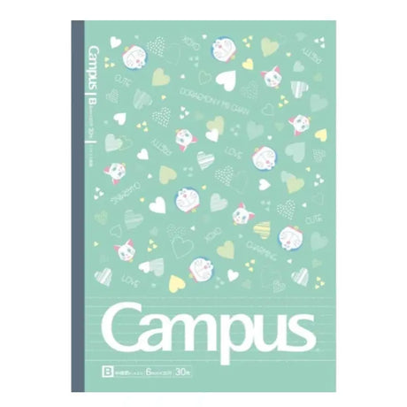 pack 5 cuadernos campus doraemon flower series 6mm B Line