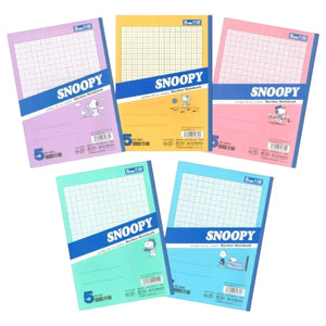 pack 5 cuadernos snoopy cuadros