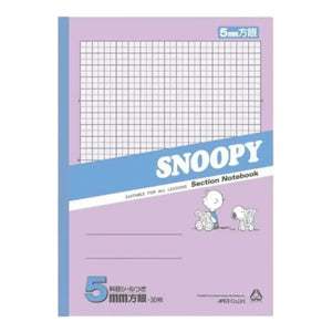 pack 5 cuadernos snoopy cuadros