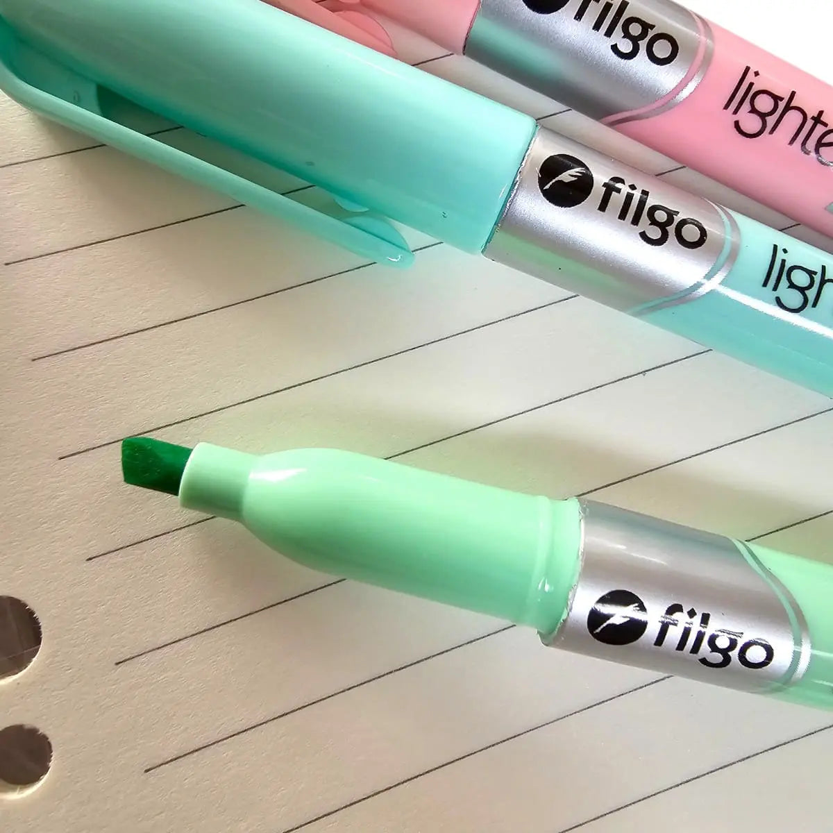 set de 6 resaltadores lighter fine pastel