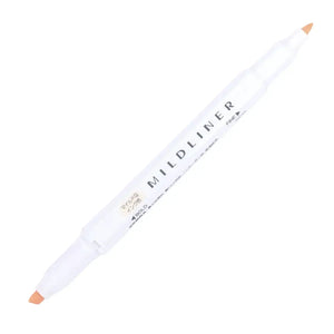 destacador zebra mildliner doble punta natural