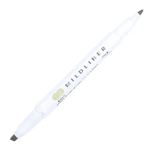 destacador zebra mildliner doble punta natural