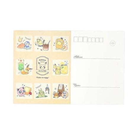set de cartas y sobres pokémon (28 hojas / 14 sobres)