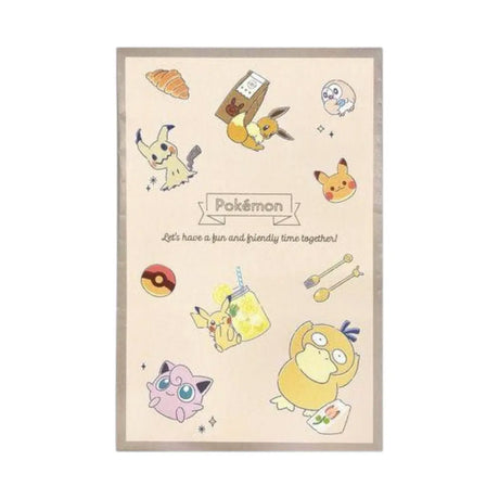 set de cartas y sobres pokémon (28 hojas / 14 sobres)
