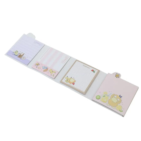 memopad desplegable pokemón (6 diseños / 90 hojas)