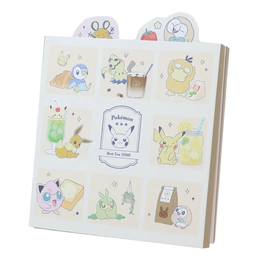 memopad desplegable pokemón (6 diseños / 90 hojas)