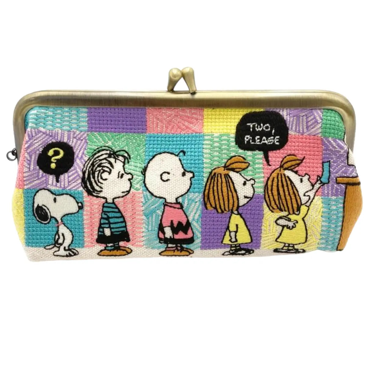 estuche tejido snoopy peanuts