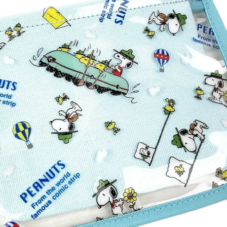 estuche semitransparente snoopy peanuts sky