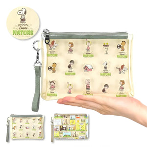 estuche semitransparente snoopy peanuts