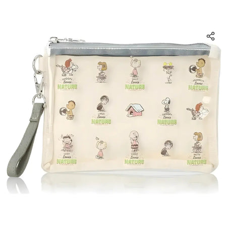 estuche semitransparente snoopy peanuts