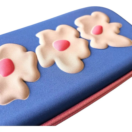 estuche box rígido flores relieve