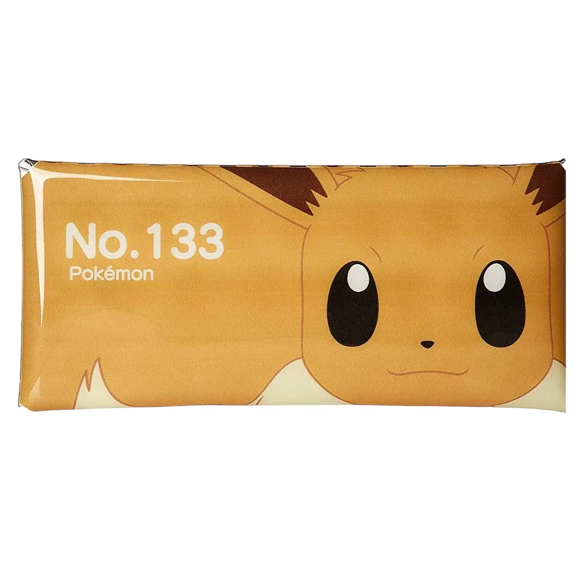 estuche transparente eevee pokemón