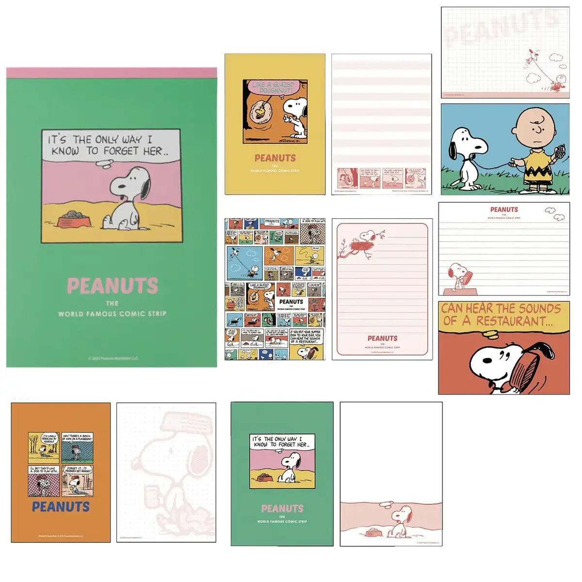 memopad a6 sunstar snoopy comic - d1