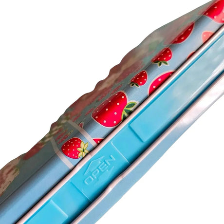 estuche metálico frutilla