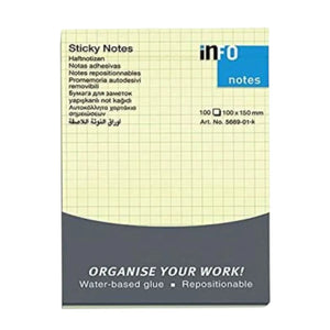 notas adhesivas global notes xl 10x15 cm - calidad alemana 100 hojas
