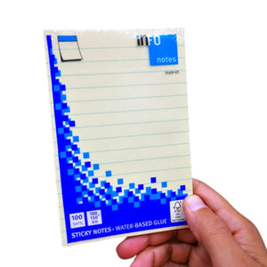 notas adhesivas global notes xl 10x15 cm - calidad alemana 100 hojas