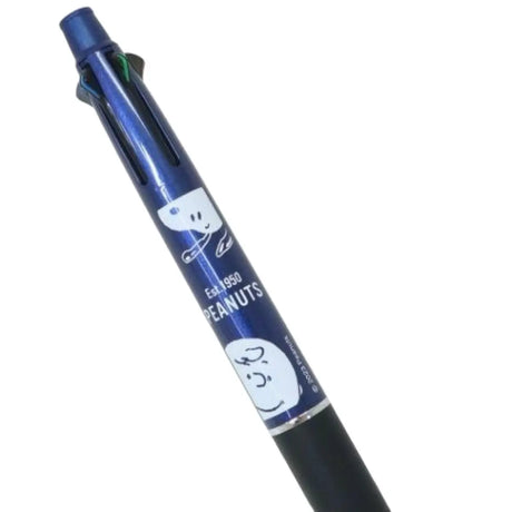 lápiz pasta 4&1 0.5 mm uni jetstream snoopy blue
