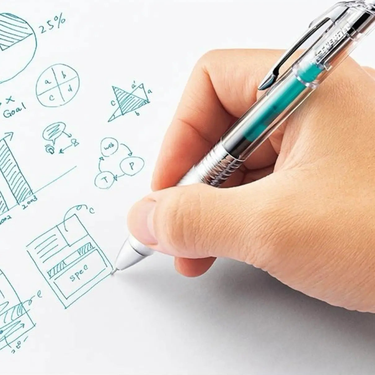 set 10 lápices gel 0.4 mm pentel energel infree