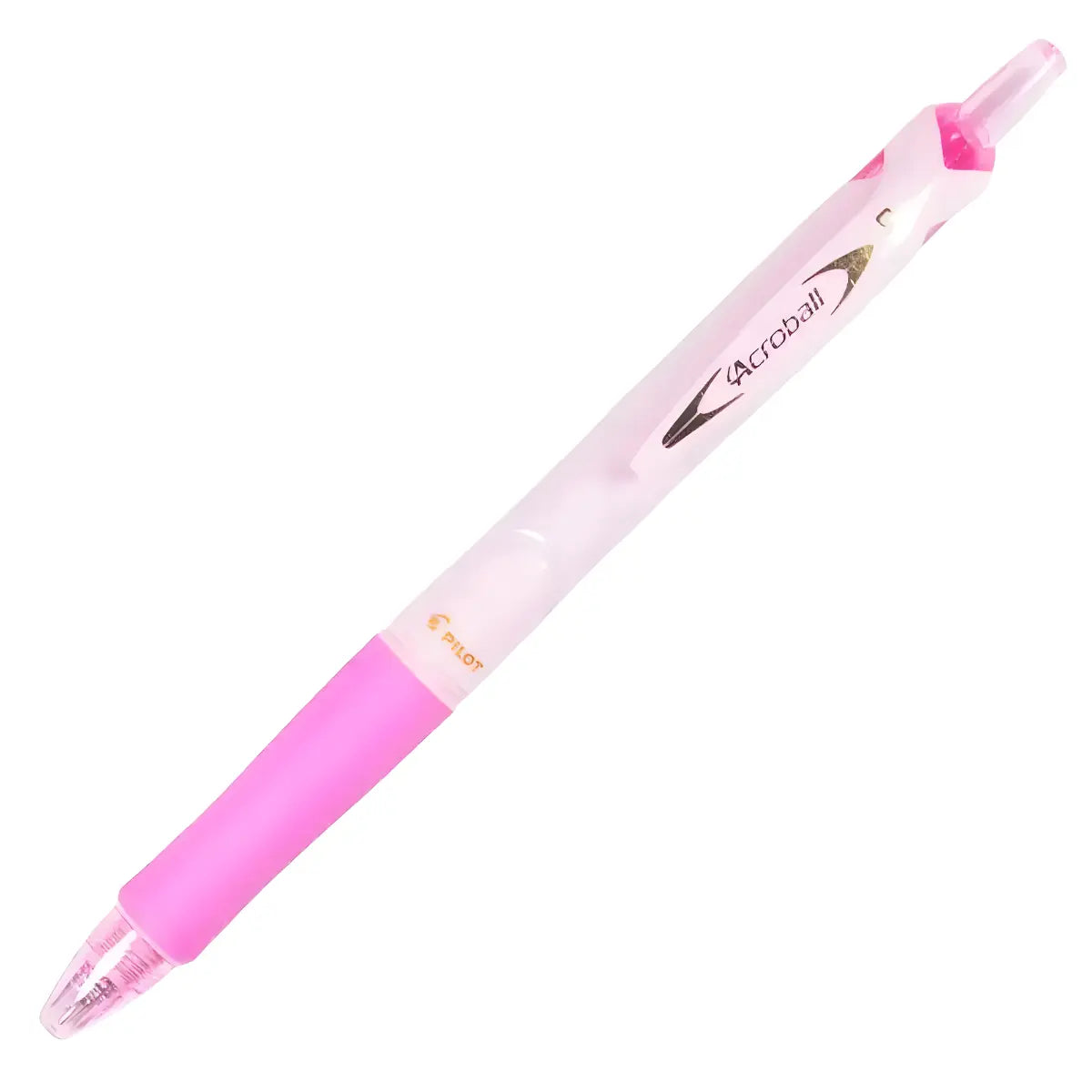 lápiz pasta negro 0.5 mm pilot acroball l series - silky pink