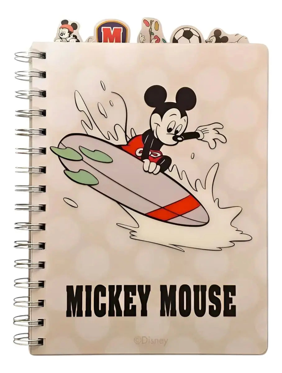 cuaderno disney mickey mouse con separadores