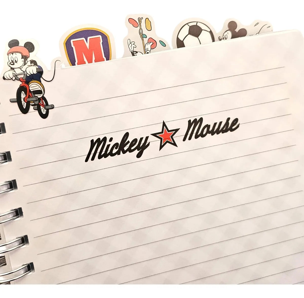cuaderno disney mickey mouse con separadores