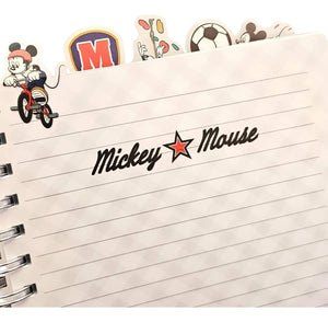 cuaderno disney mickey mouse con separadores