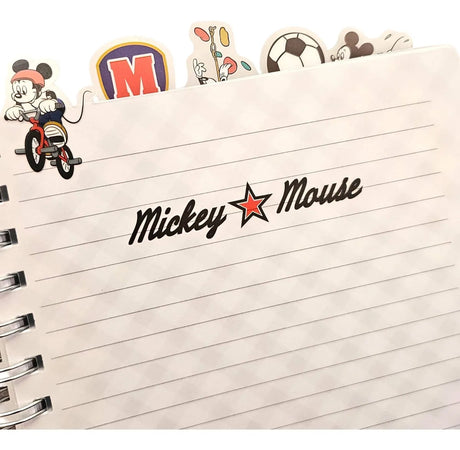 cuaderno disney mickey mouse con separadores